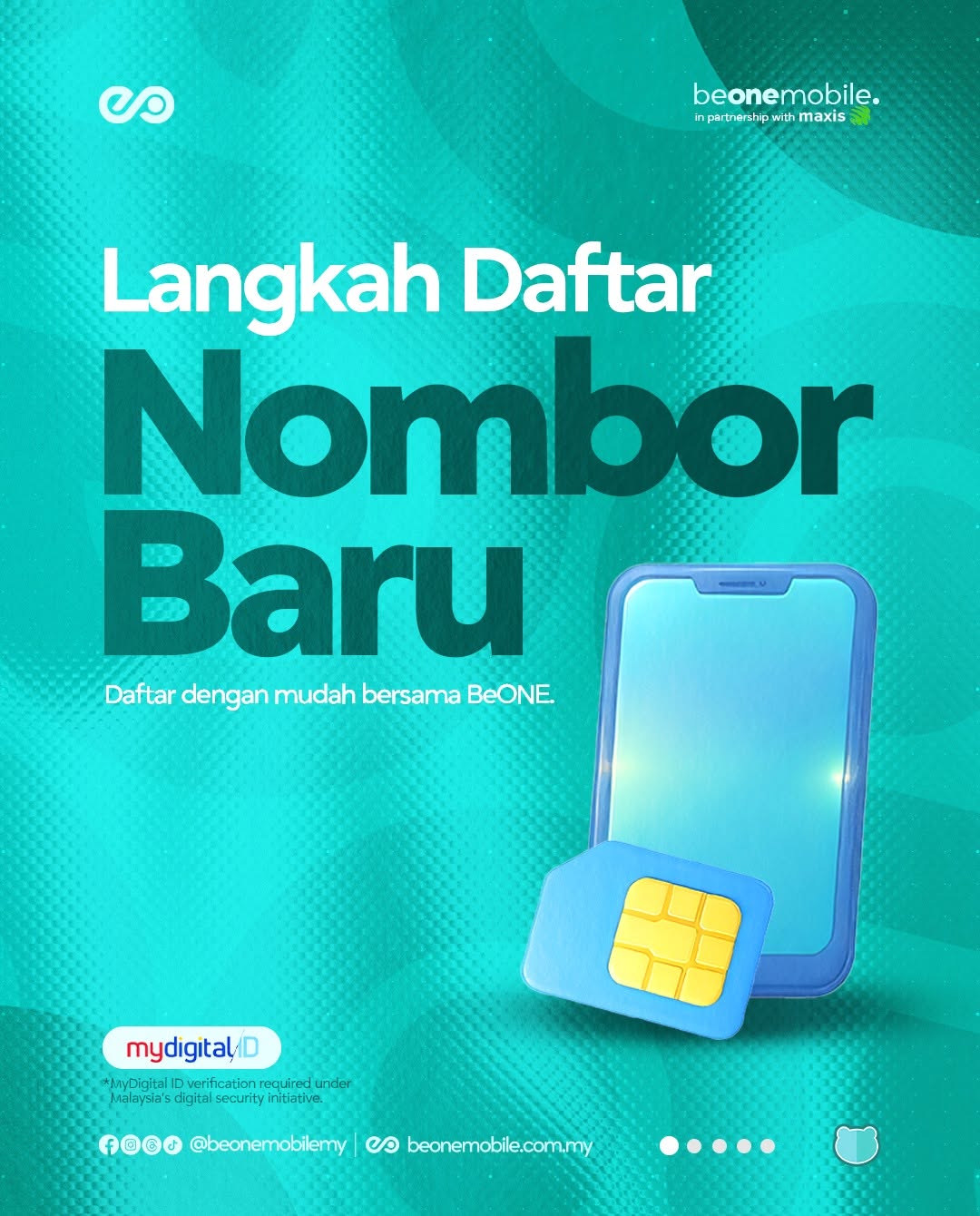 Panduan Daftar Nombor Baru